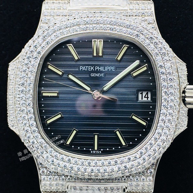 百達翡麗高端複刻男士腕表 PATEK PHILIPPE施華洛世奇美鑽男士腕表  gjs1913